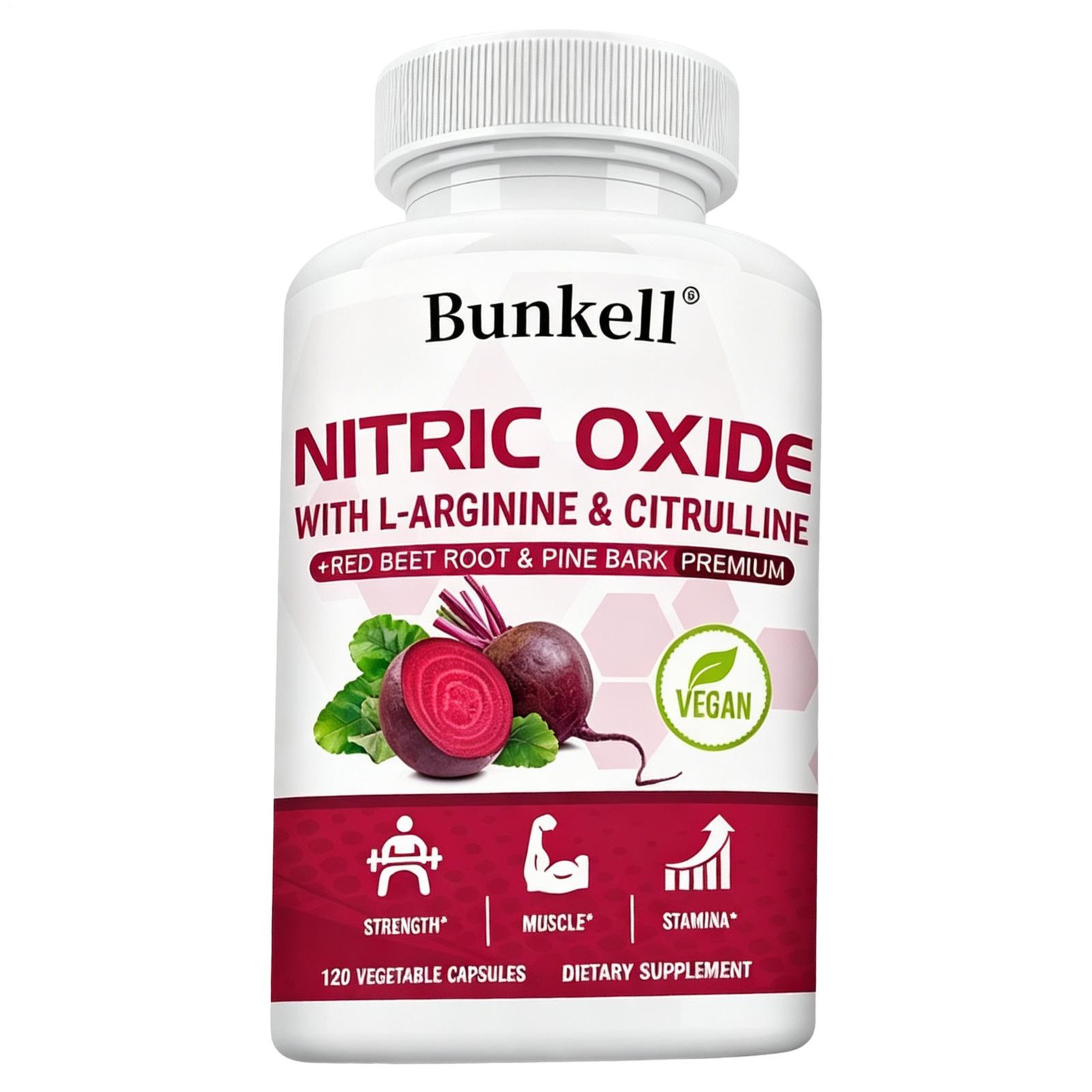 Nitric Oxide Booster Supplement L-Arginine, – L-Citrulline & Red Beet Root * 1-5