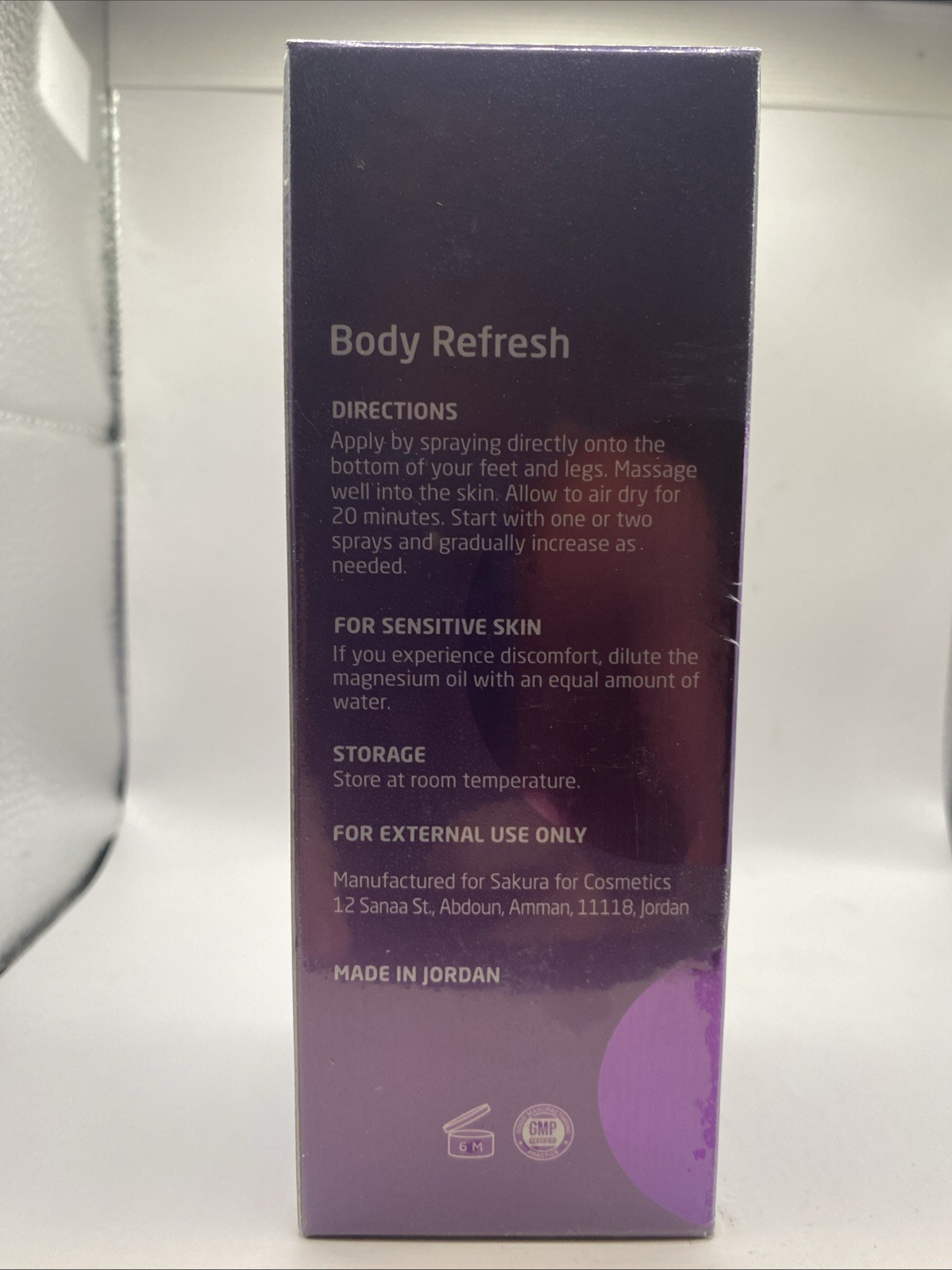 Natural Dead Sea Magnesium Oil Pump 250 ML Pure Therapeutic Exp 07/26