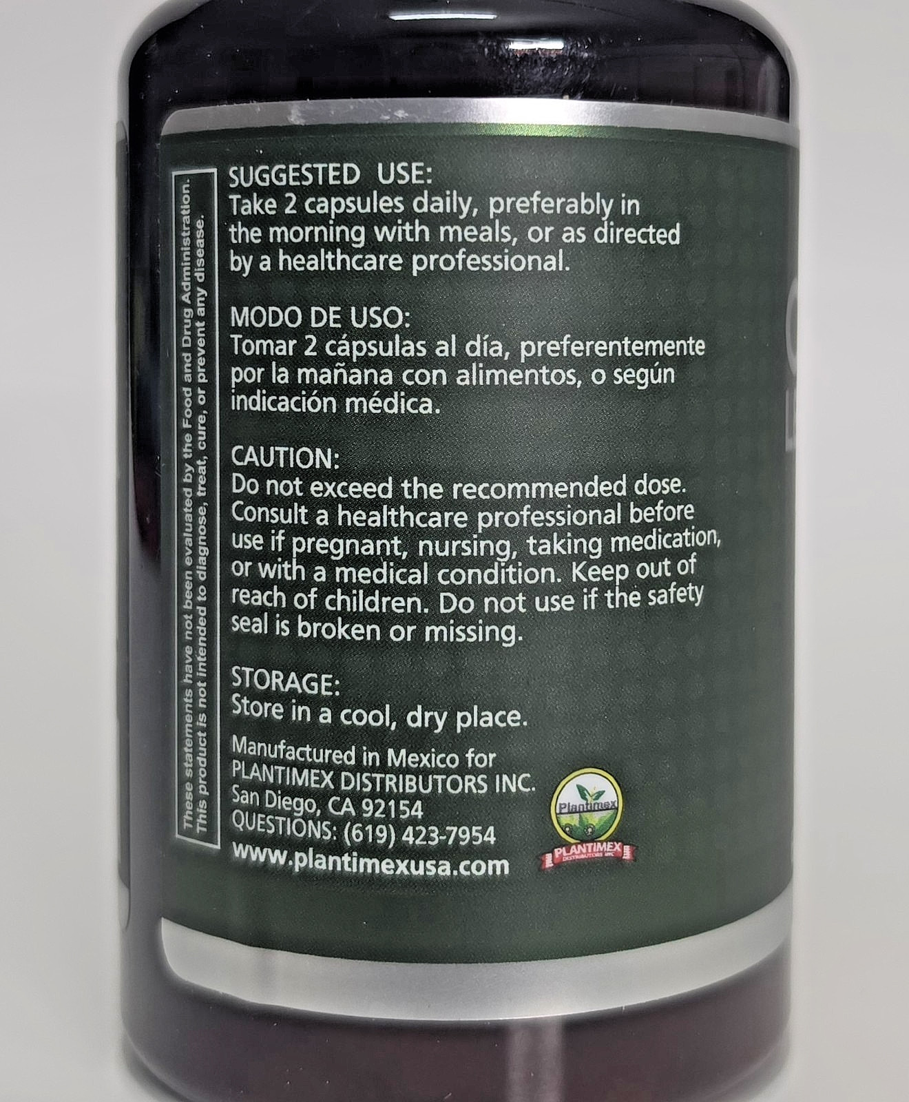 Oregano Oil Capsules (60 Vegan Capsules) Hoja de Oregano Leaf 400mg each
