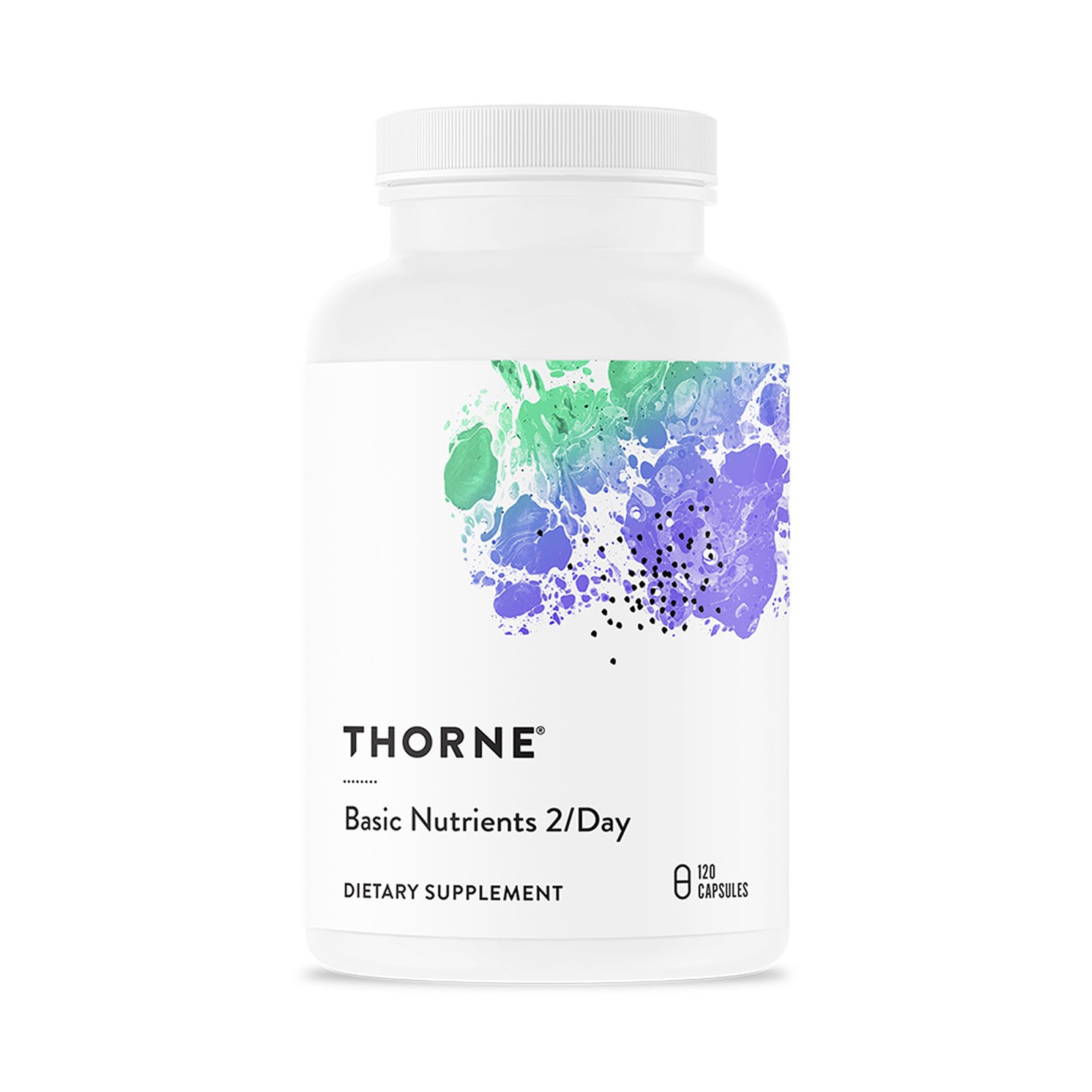 THORNE Basic Nutrients 2/Day, Vitamin & Mineral 120 Count (Pack of 1)