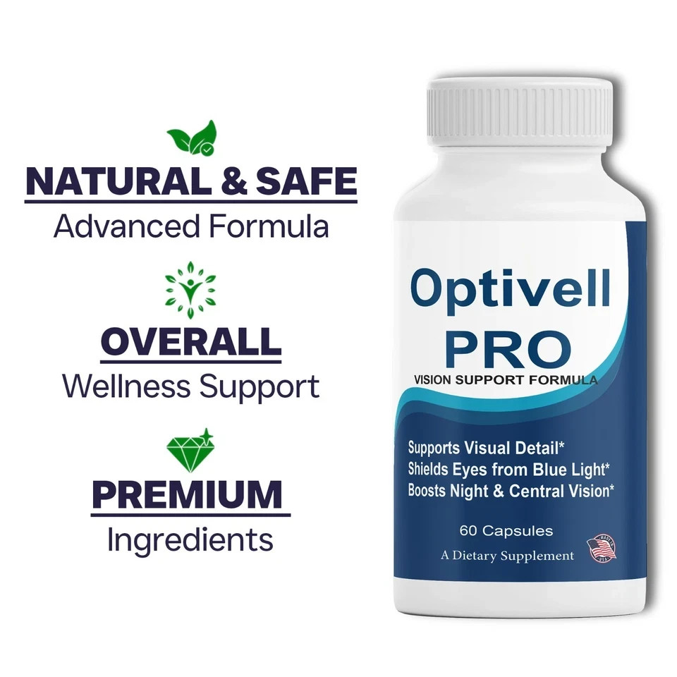 (2 Pack) Optivell Pro Vision Capsules, Optivell Advanced Formula Capsules
