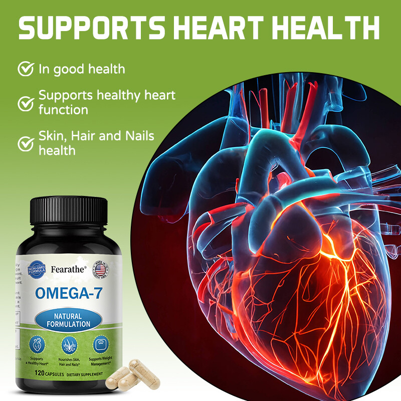 Omega 7 Fatty Acids – 900mg/serving – Natural Sea Buckthorn oil