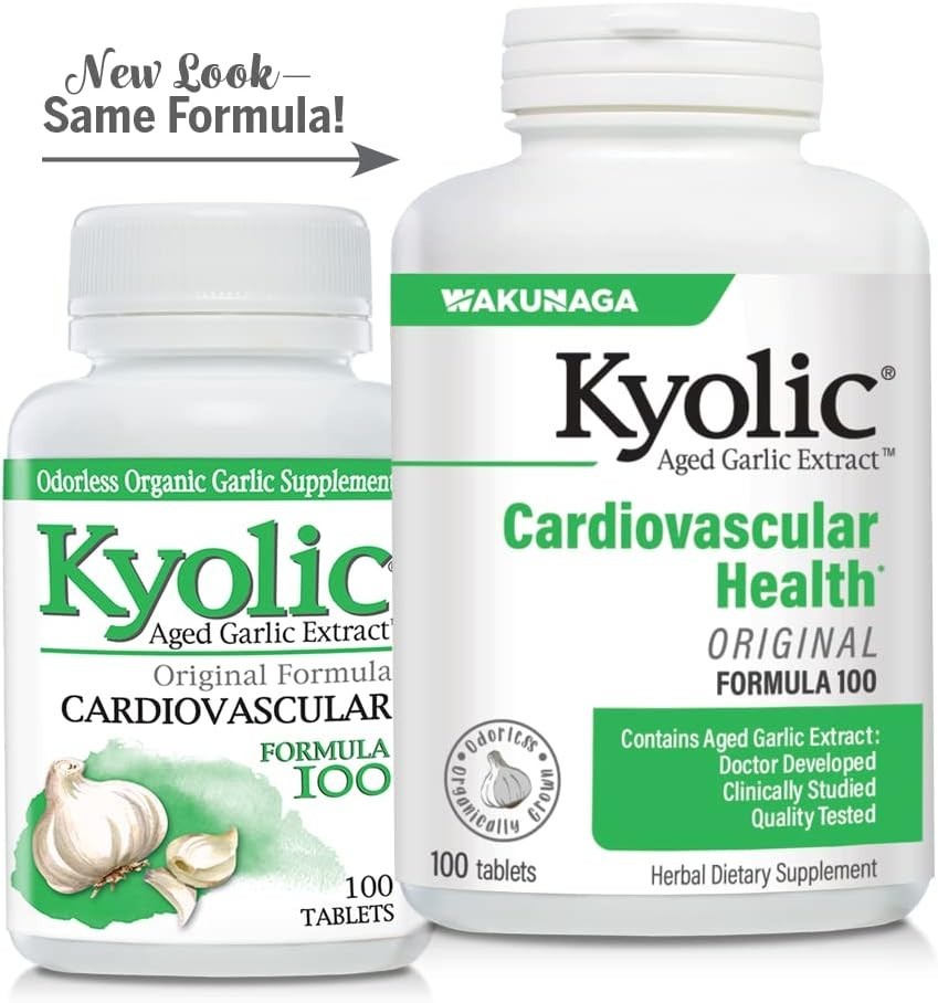 Aged Garlic Extract Formula 100 – Cardiovascular Health – Supports Circulator…