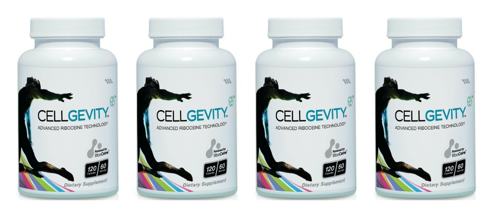 Cellgevity, Riboceine, 120 Veg. Capules, 30 Servings (Pack of 4) | Exp. 07/2025