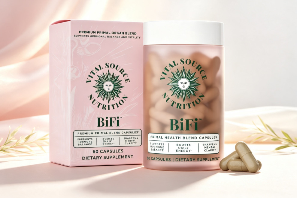 Vital Source BiFi Capsules, Hormone & Energy Support, 60 Capsules