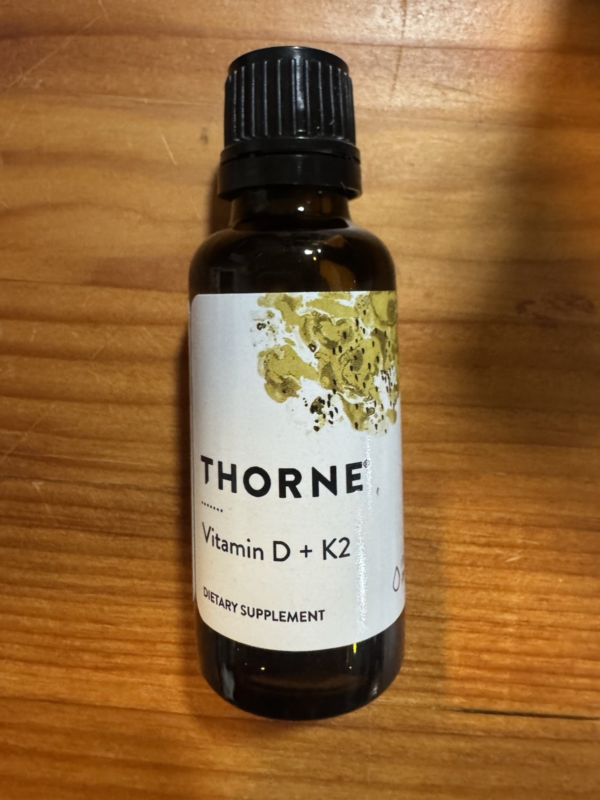 Thorne Immune and Cardiovascular System Vitamin D/K2 Liquid – 1 fl. oz 10/27