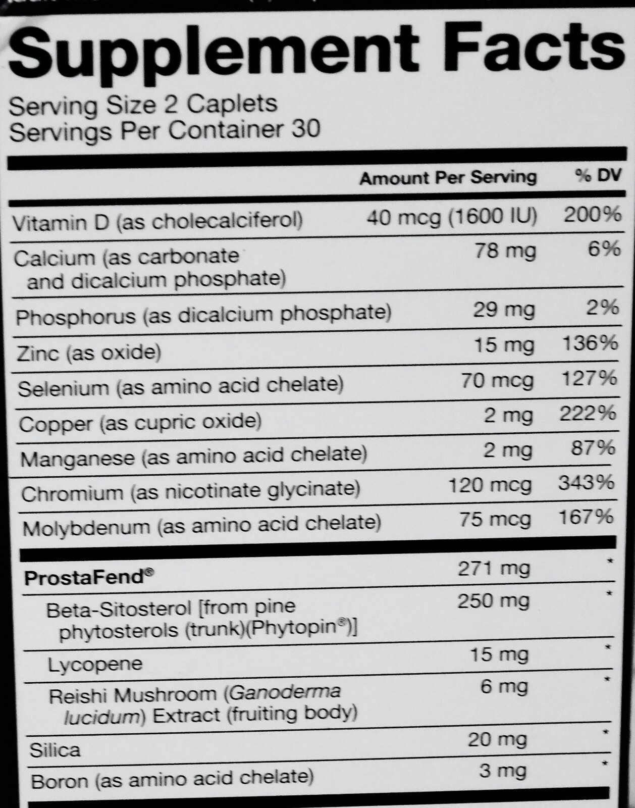Super Beta Prostate Advanced dietary supplement 60 Caplets