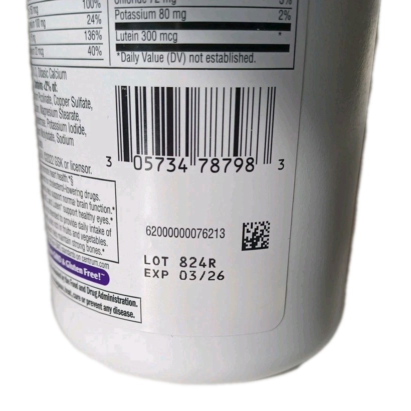 20 Centrum Silver Women 50+ Minis 280 Tab Multivitamin Minerals BIG BOTTLE 03/26