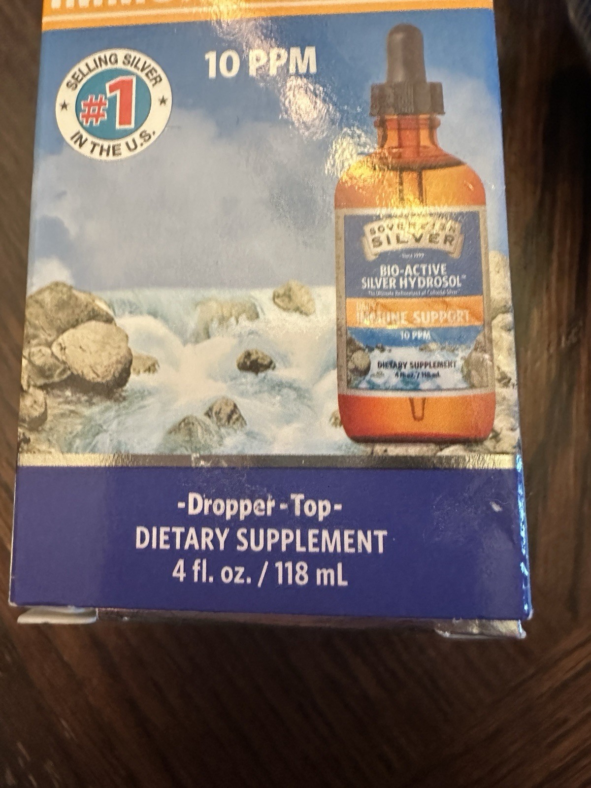 Sovereign Silver – Bio-Active Silver Hydrosol 10PPM 4 oz New, Sealed