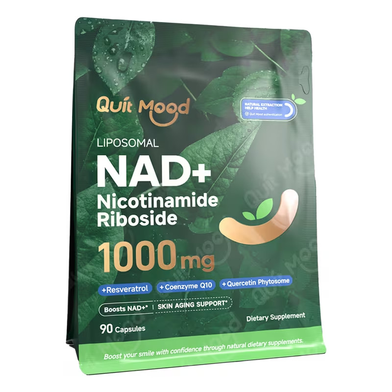 NAD+ Cell Health Supplement Nicotinamide Riboside Liposomal Blend CoQ10 90ct