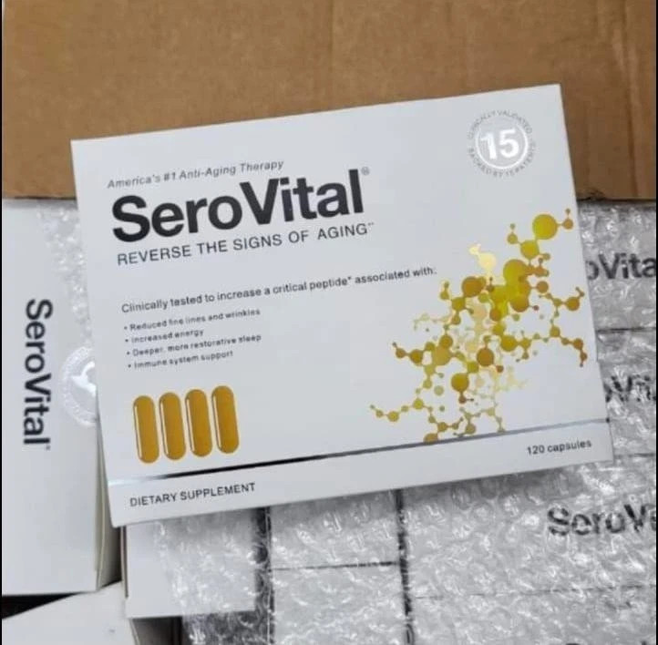 SeroVital Reverse The Signs of Aging Dietary Supplement-120 Capsules | EXP 2027