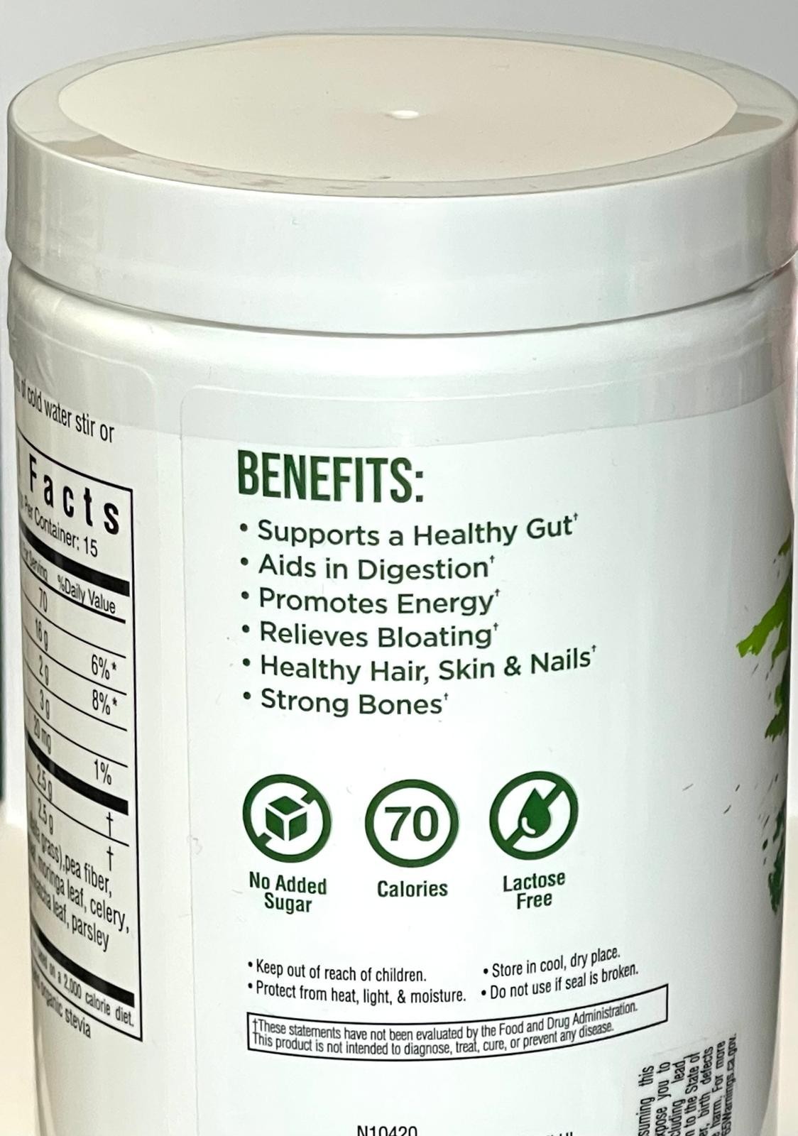 Collagen with beauty greens 2-in-1 Daily Greens + Collagen Peptides and More