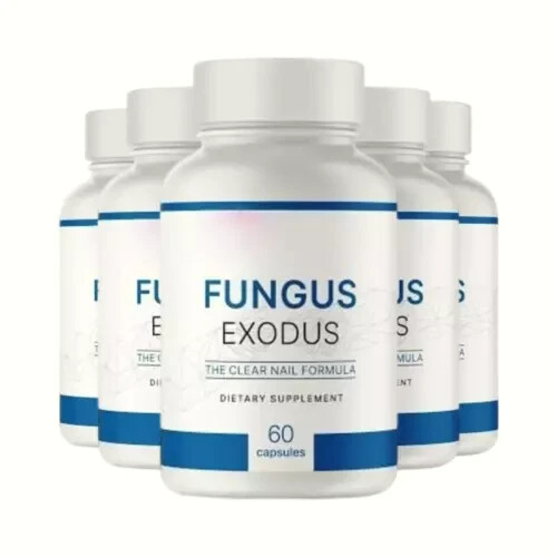 5-Pack Fungus Exodus Pills to Combat Toenail Fungus and Nail Health 300 Capsules