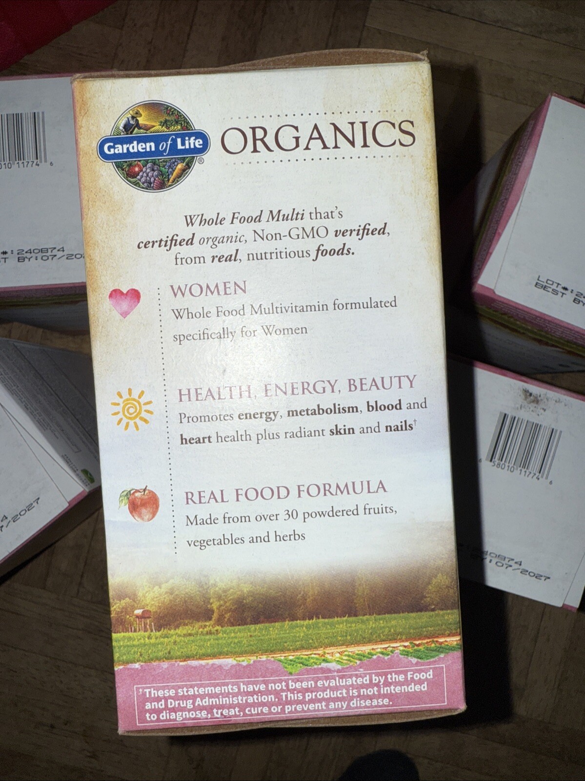 Garden of Life Mykind Organics Women’s Multivitamin 120 Tablets) Exp 7/26