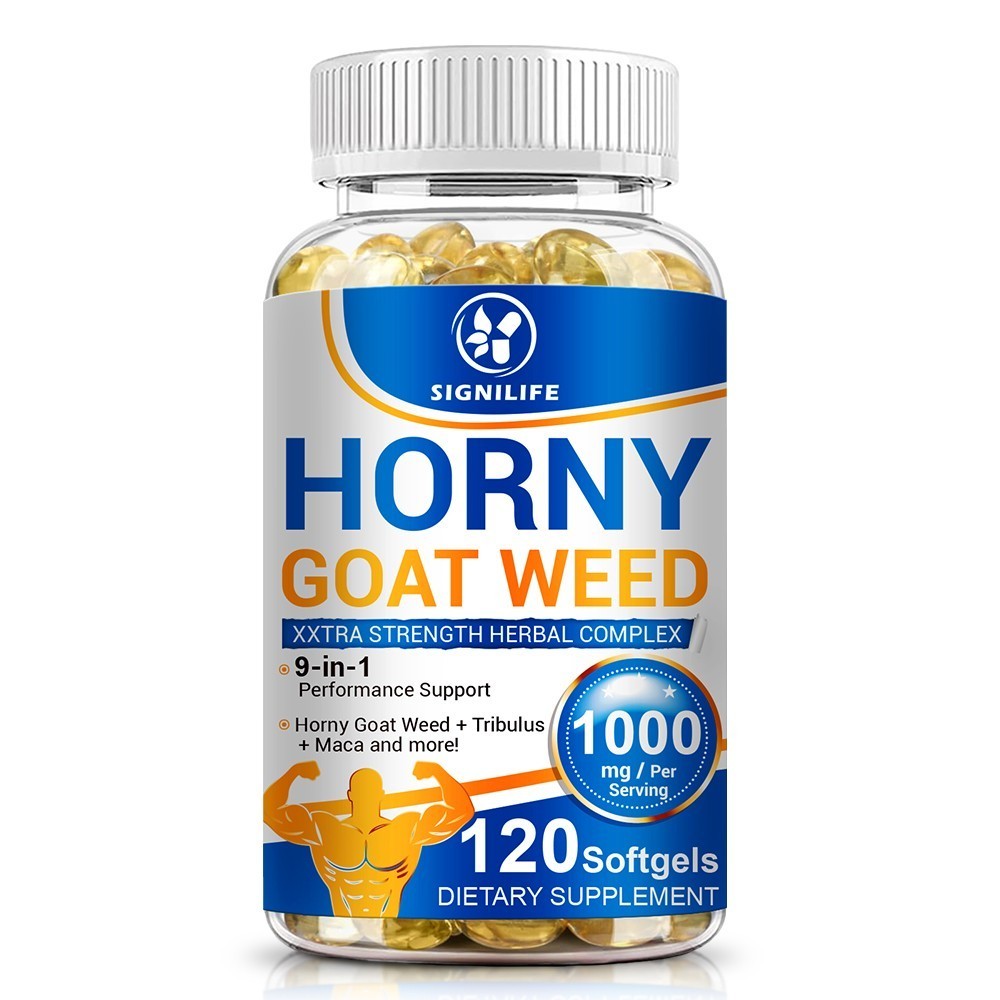 STRENGTH Horny Goat Weed Extract W/ Maca Root Powder, Saw Palmetto, L-Arginine.