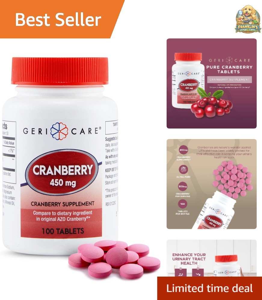High-Potency Supplement By – 450mg Pure Tablets For Urinary Tract Health- Nat…