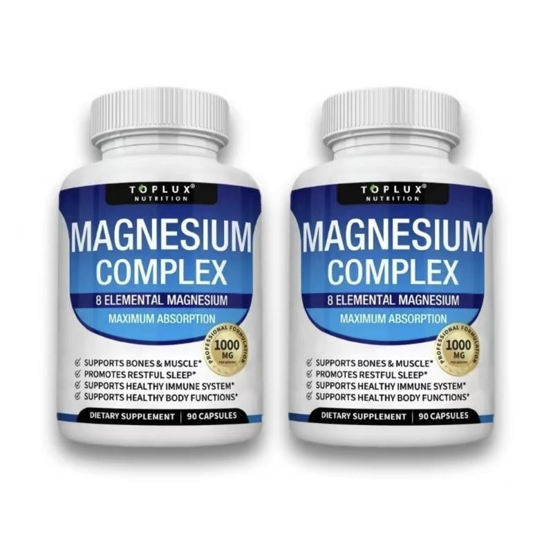 NEW Magnesium Complex 8 Essential Magnesium Supplement Fitness Edible IMMUNITY