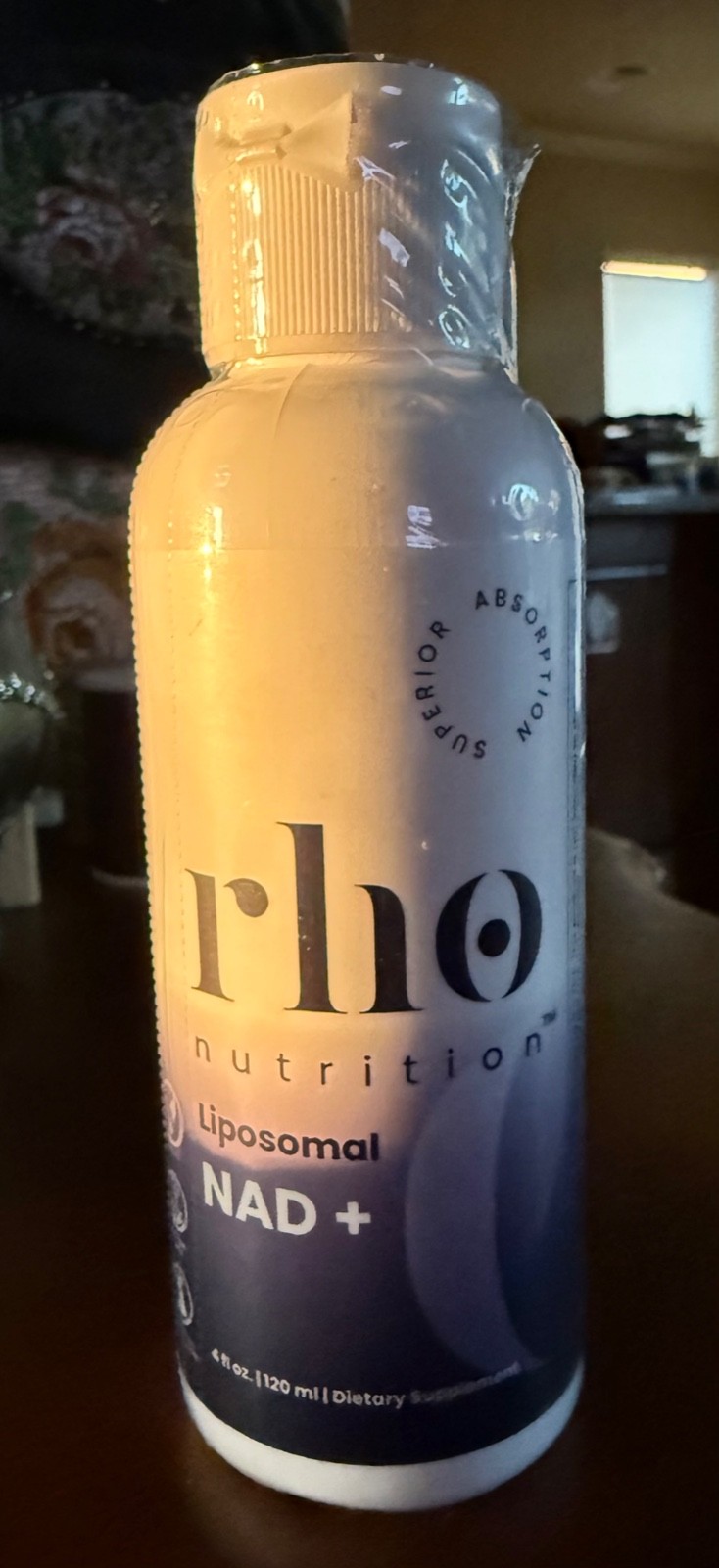 Rho Nutrition Liposomal NAD+ – 4 fl oz | Ultra-High Absorption Liquid Supplement