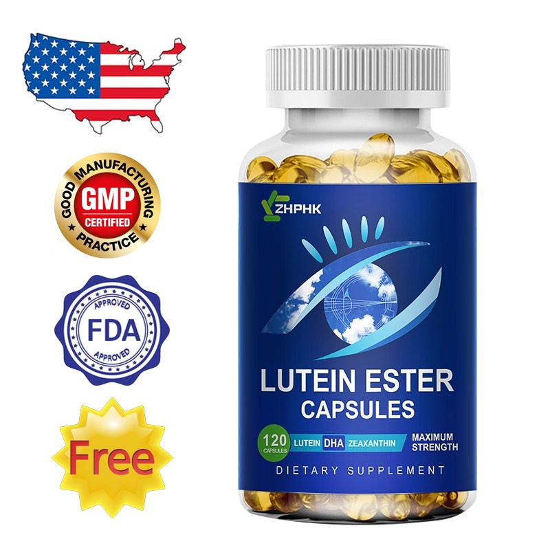 Vision health pills eye supplement lutein relieve eye fatigue Filter blue light