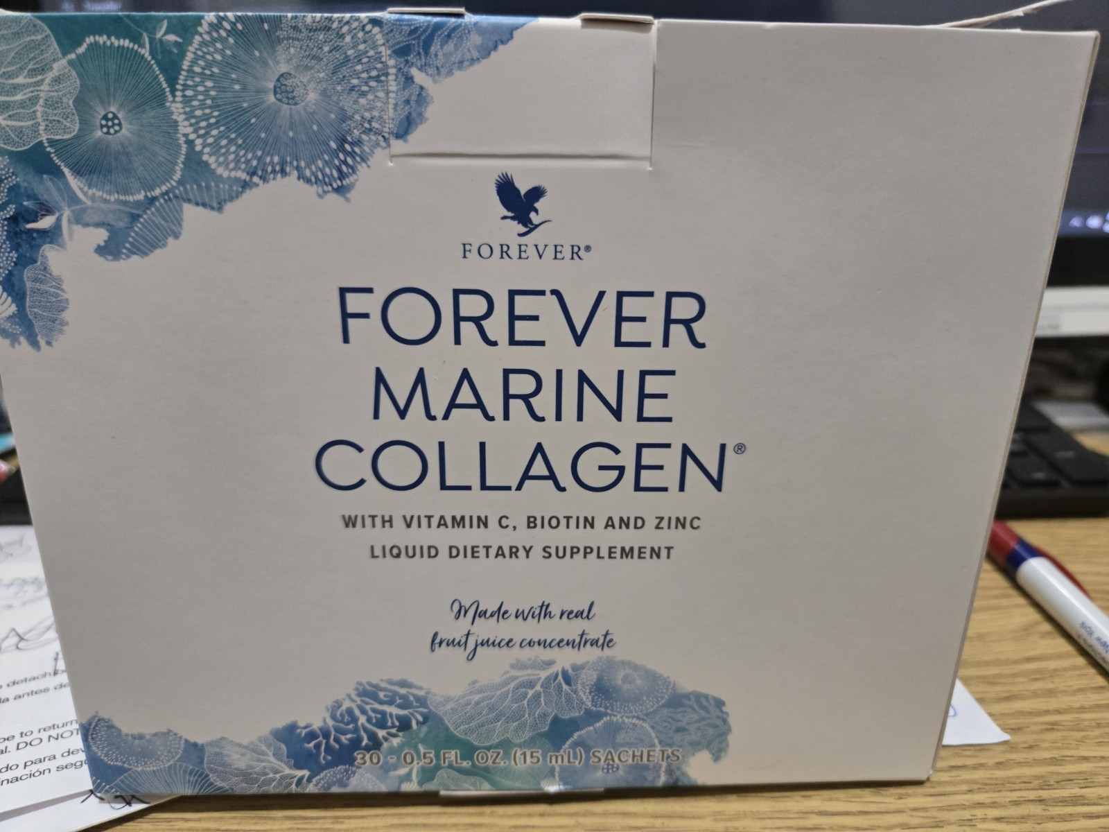 Forever Living MARINE COLLAGEN – 30 Sachets in a Box -Younger Looking Skin