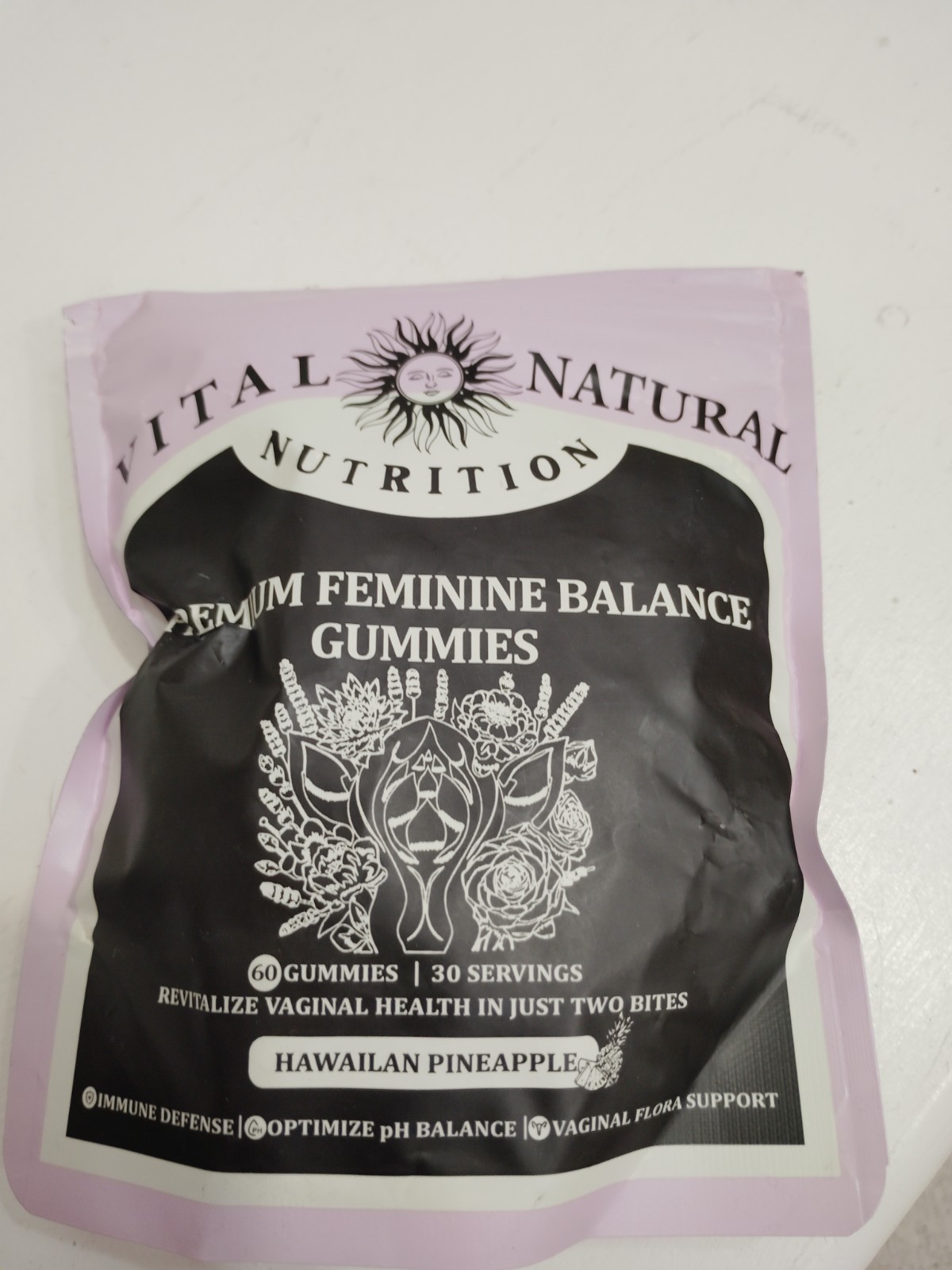 2X Vital Source Nutrition Premium Feminine Balance Gummies 60 Ct EXP 2/27