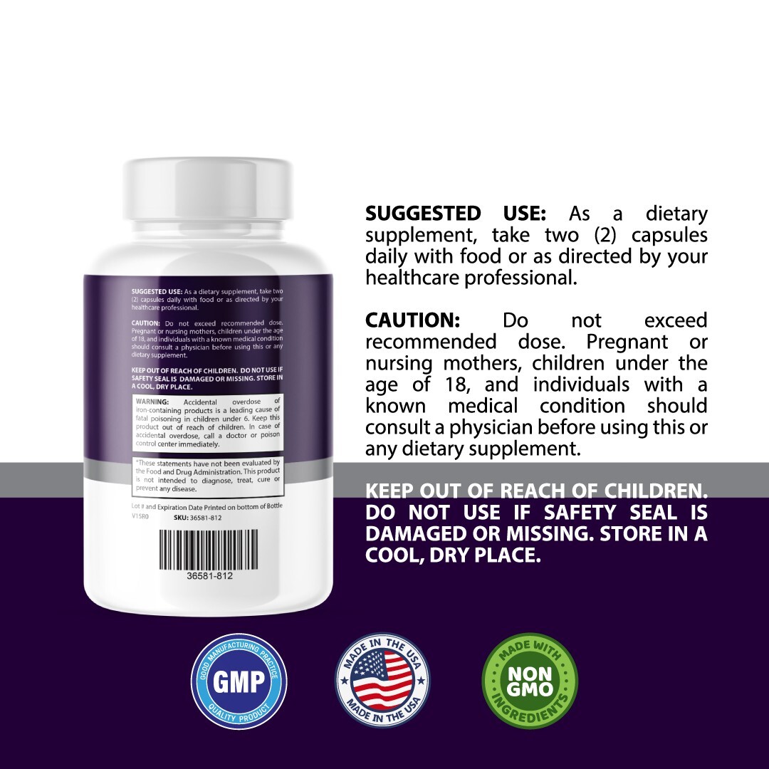 Neurofy- Brain Support- 2 Bottles- 120 Capsules