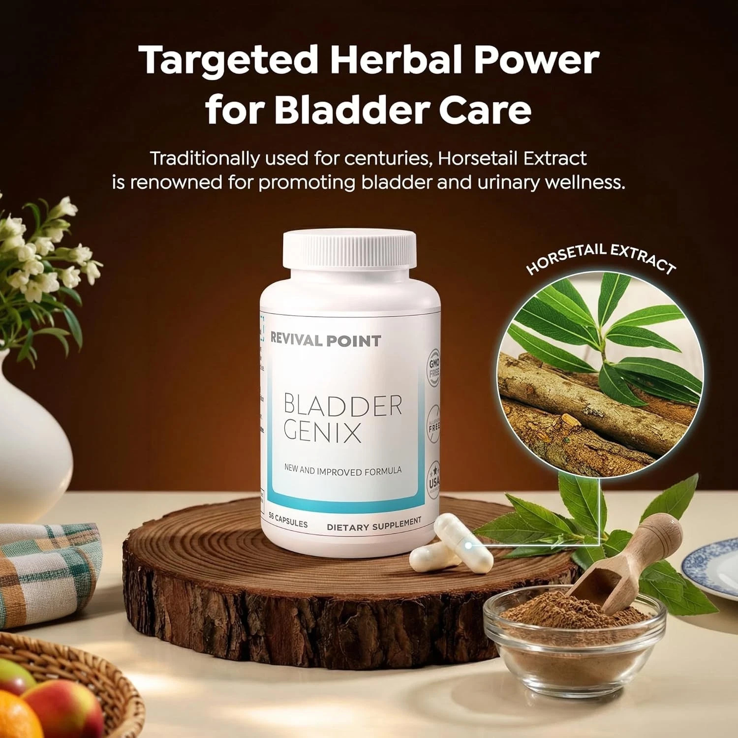Bladdergenix Bladder Control Supplement for Women and Men for Urinary Urgency