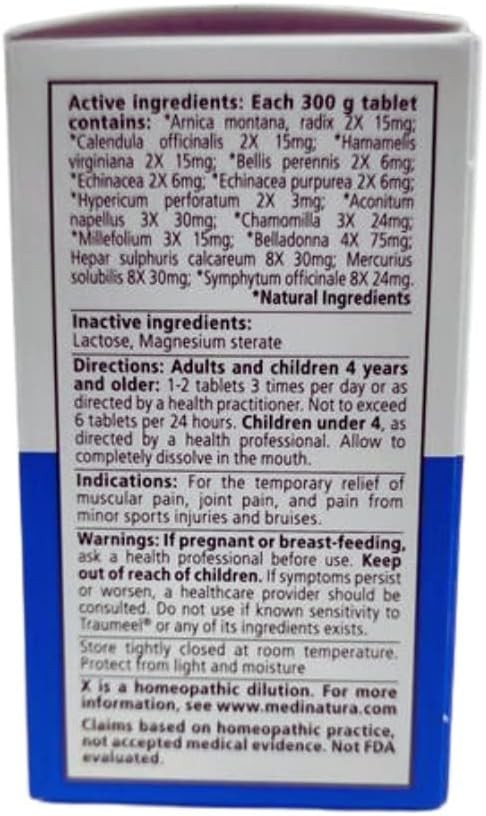 MediNatura Traumeel Homeopathic Arnica + 13 Active Ingredients for Muscle Joi…