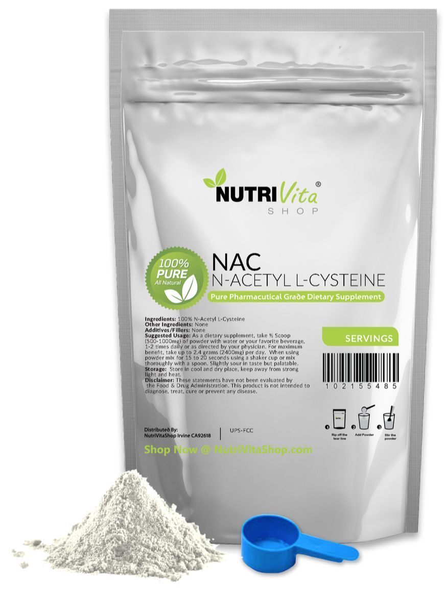 1000g (2.2 lb) N-Acetyl L-Cysteine Powder – NAC – OU KOSHER/PHARMACEUTICAL USP