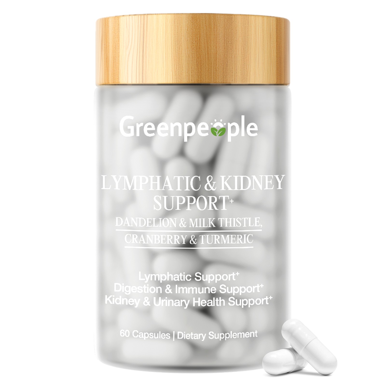 Lymphatic & Kidney Support – Kidney Cleanse, Detox & Repair 60Capsules