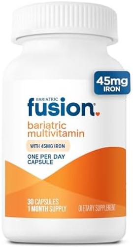Bariatric Fusion Multivitamin with Iron for Women and Men | Once Daily Capsul…
