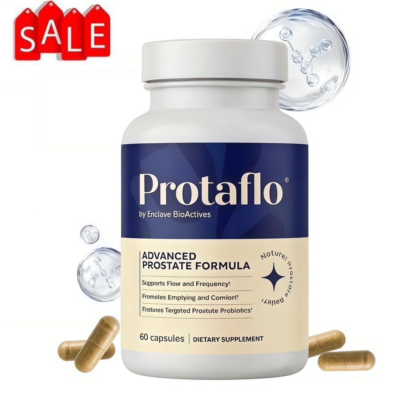 2x Protaflo Advanced Prostate Formula 60 Capsules Dietary Supplement for Men