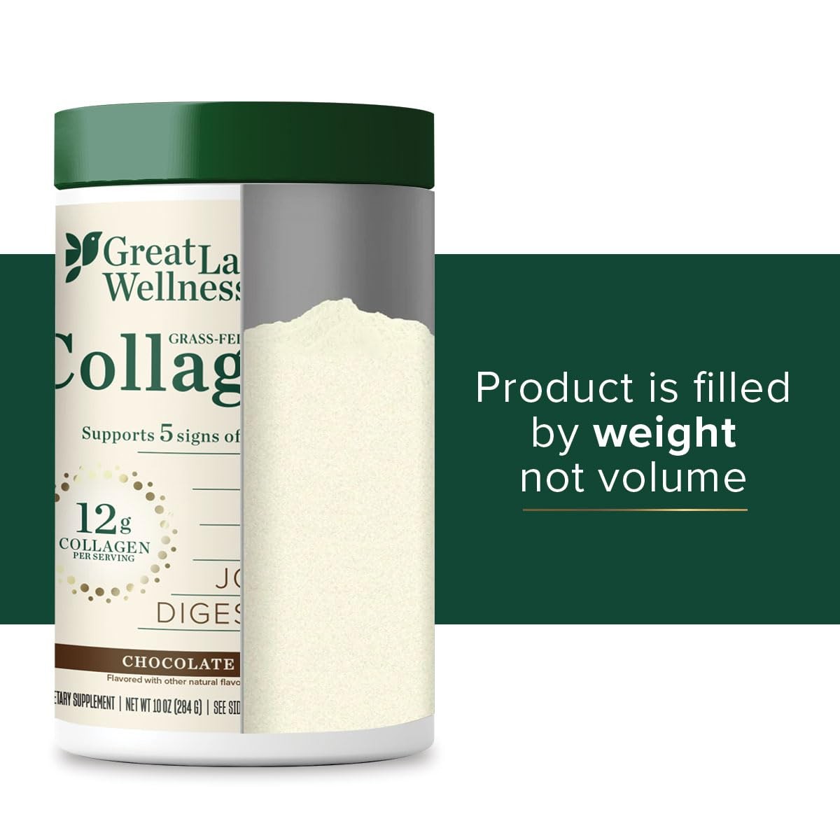 Great Lakes Wellness Collagen Peptides Powder for Skin, Hair, Nails, Joints &…