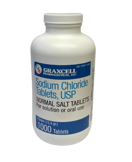 SODIUM CHLORIDE 1 GRAM 1000 COUNT