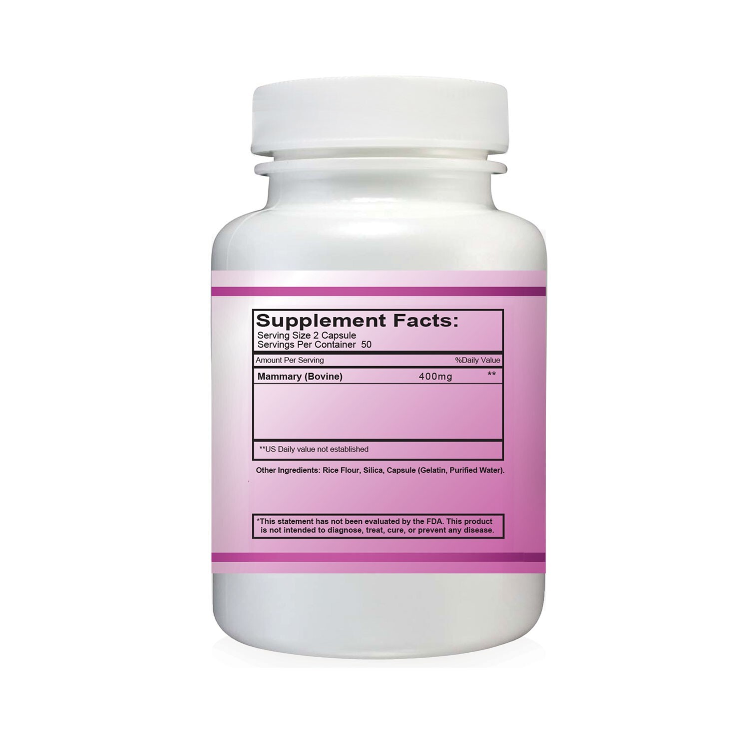 My Balance Mammary Glandular For Women’s Health 200mg 100 Caps Bovine Mammary
