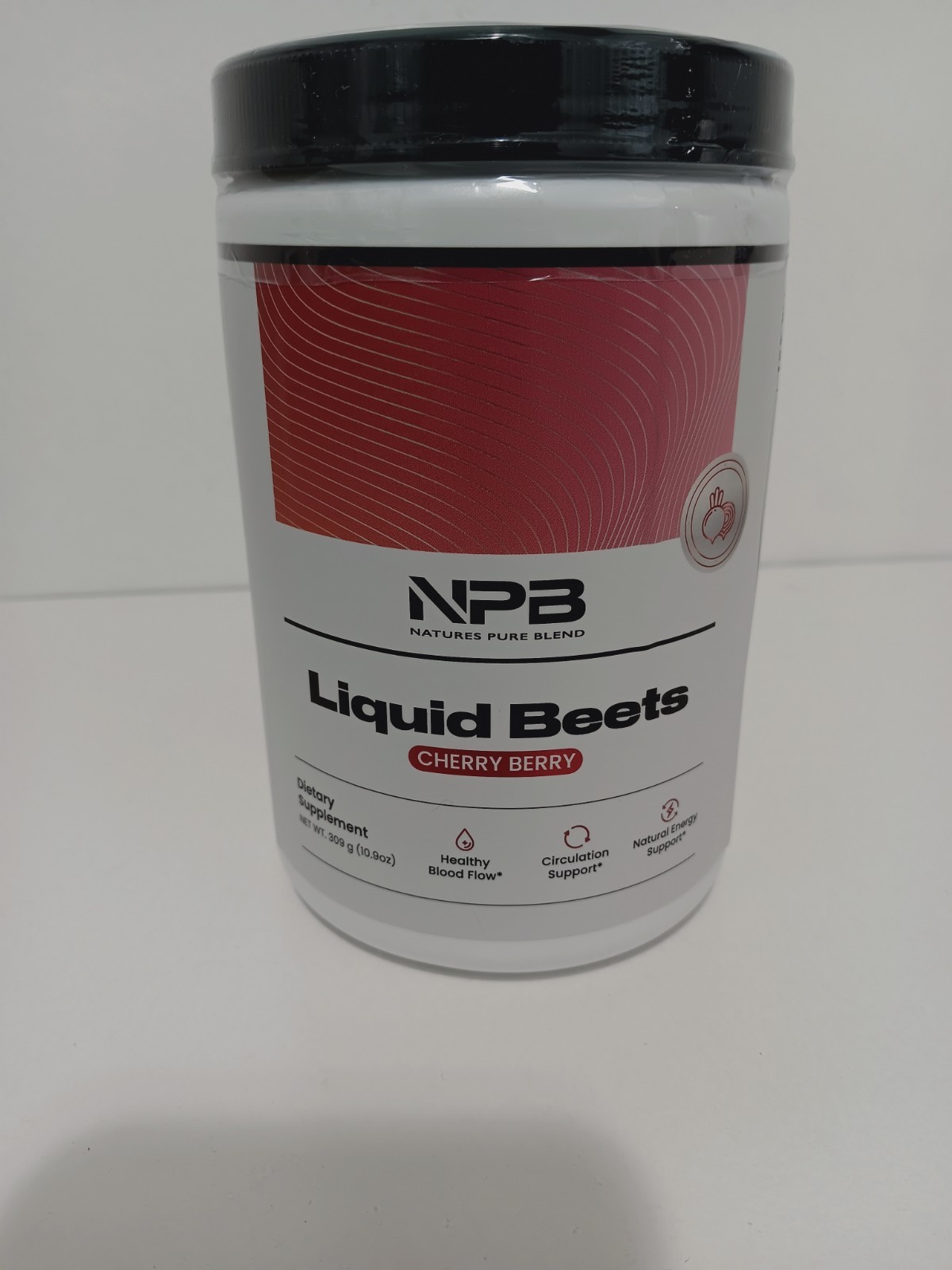 NPB Natures Pure Blend Liquid Beets CHERRY BERRY DIETARY SUPPLEMENT NET WT.309 g