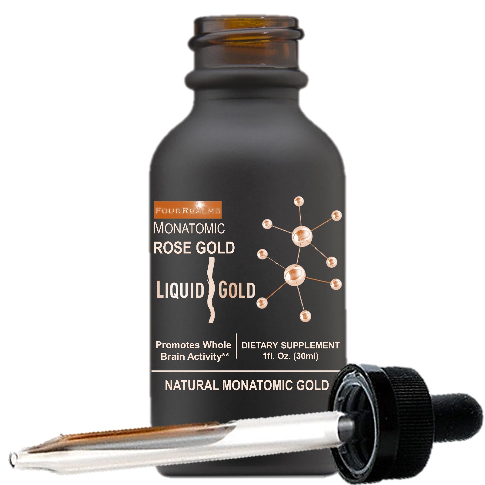 WORLDS ONLY «REAL» MONATOMIC ROSE GOLD LIQUID -HEAL DNA ELIXIR