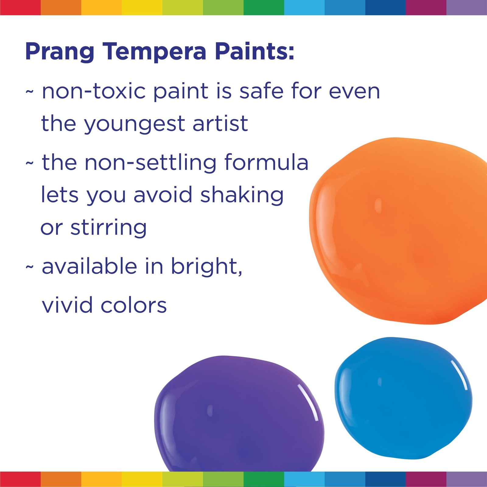Prang Ready-to-Use Tempera Paint, Black, 16 Oz., 1 Count 1 Count (16 fl oz)