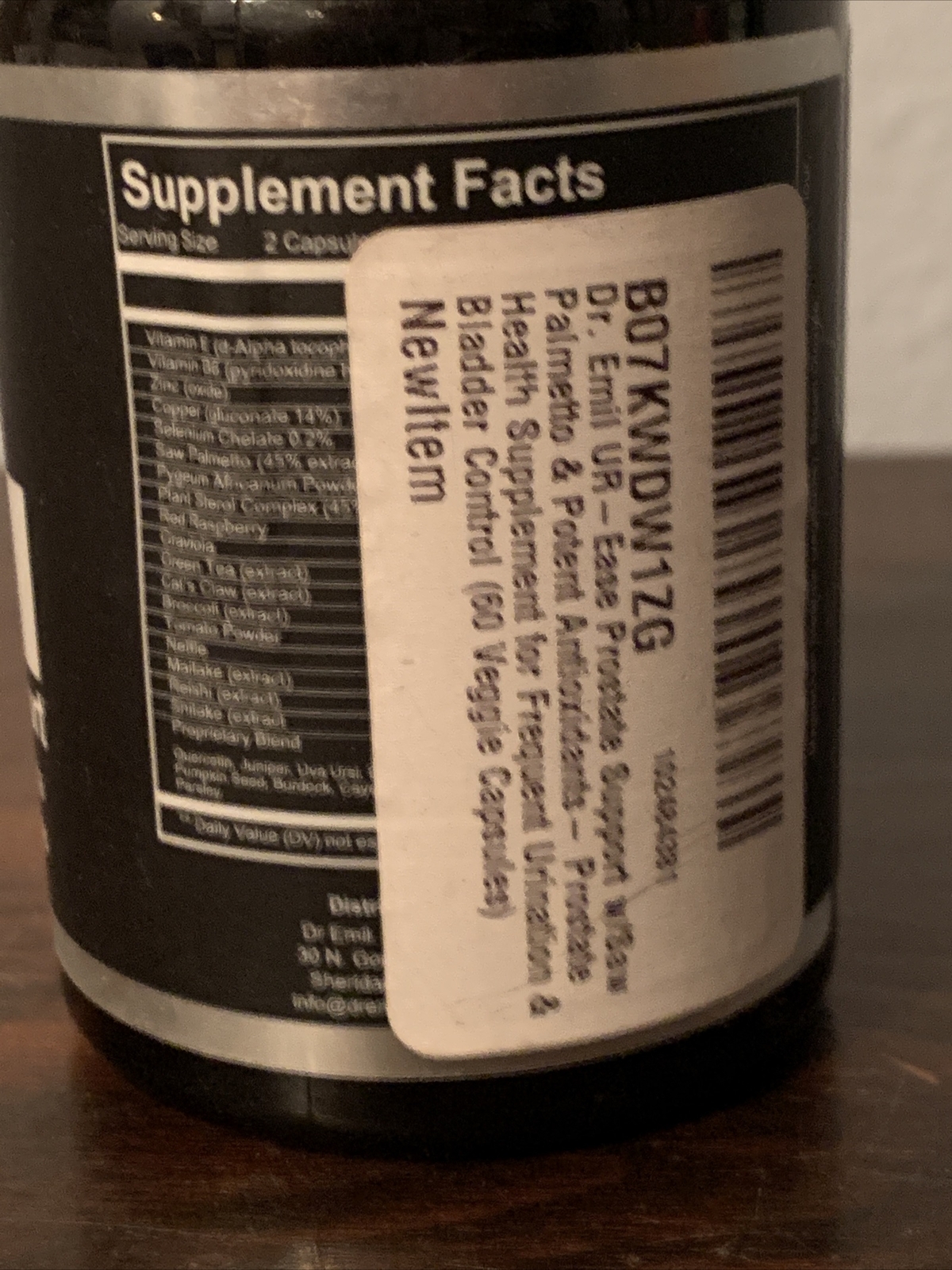 Dr Emil Nutrition UR- EASE premium prostate support Capsules