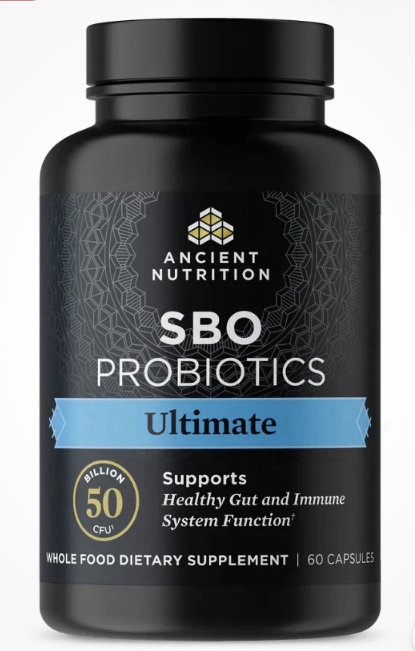 Ancient Nutrition SBO Probiotics Ultimate 50 Billion CFU 60 Caps