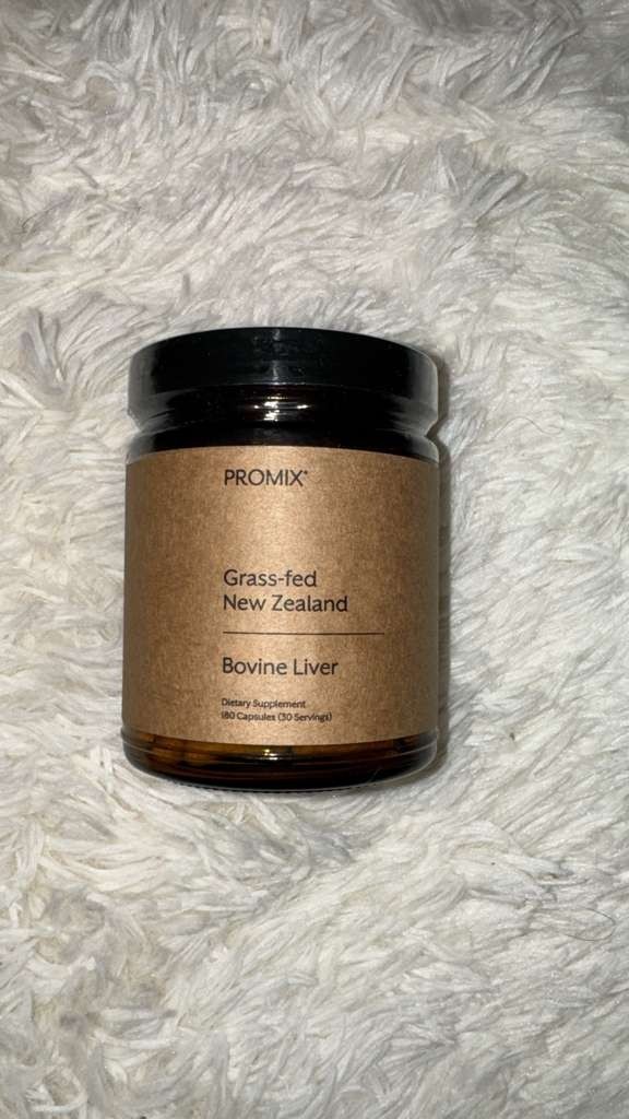 Promix Grass-Fed New Zealand Bovine Liver 180 Capsules Dietary Supplement