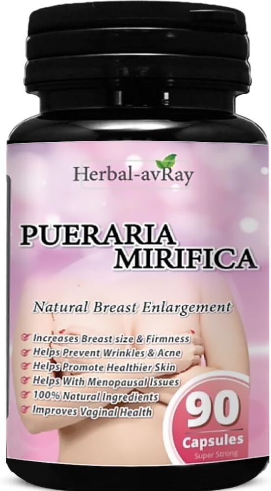 Pueraria Mirifica Capsules – Natural Breast Enhancement Pills for Women 90 Caps