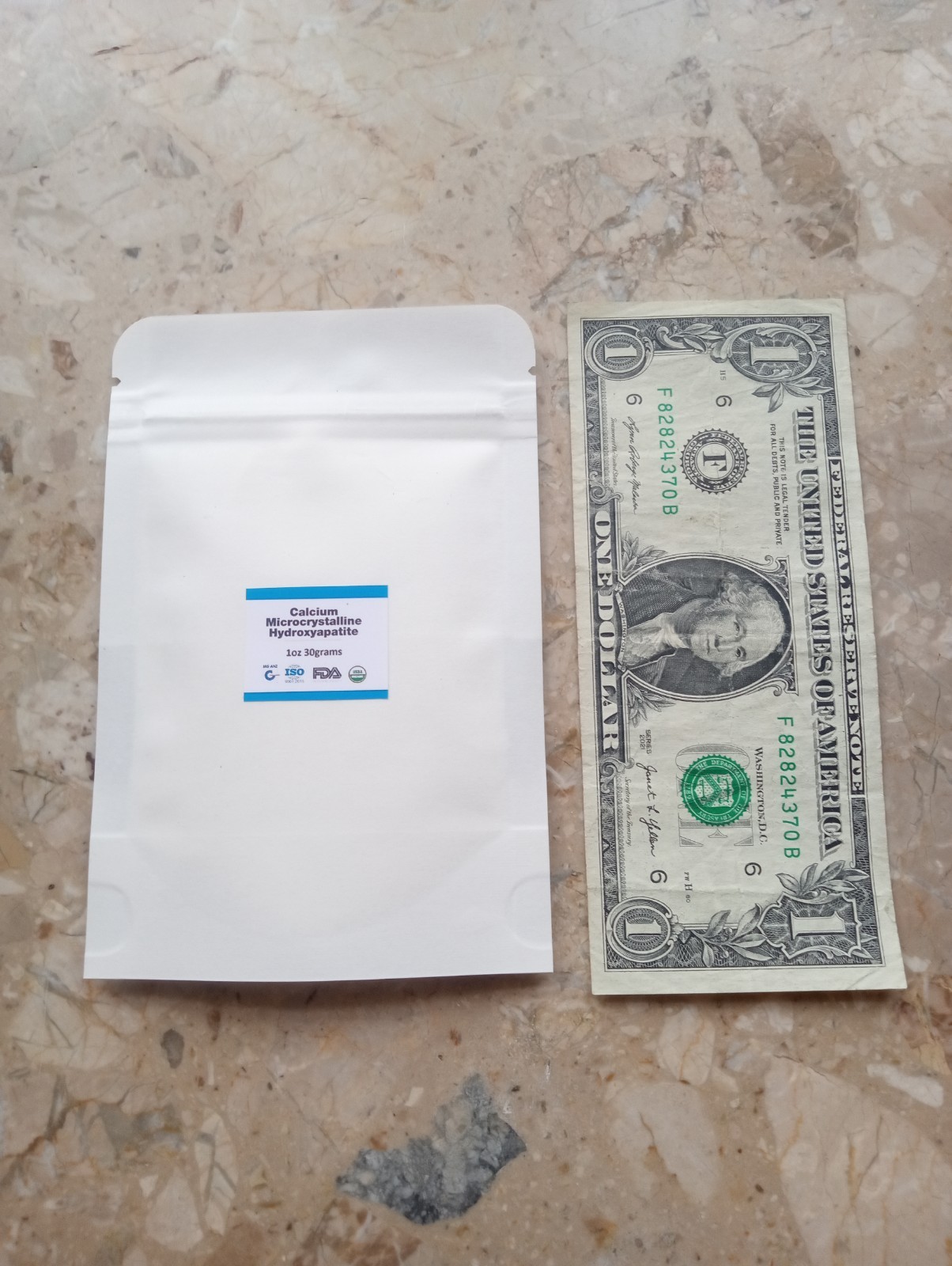 MICROCRYSTALLINE HYDROXYAPATITE POWDER MCHA 1oz/30g ORAL BONE HEALTH