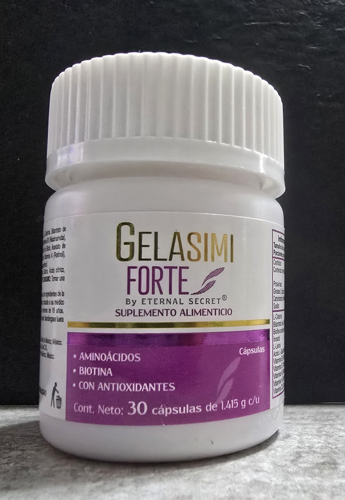 Gelasimi Forte – 30 Softgel Capsules – Hair, Skin & Nails – made in MEXICO