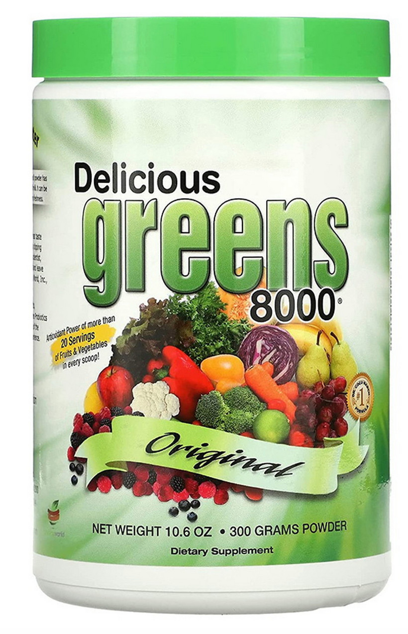 Greens World Delicious Greens 8000 Original 300 grams (10.6 oz)