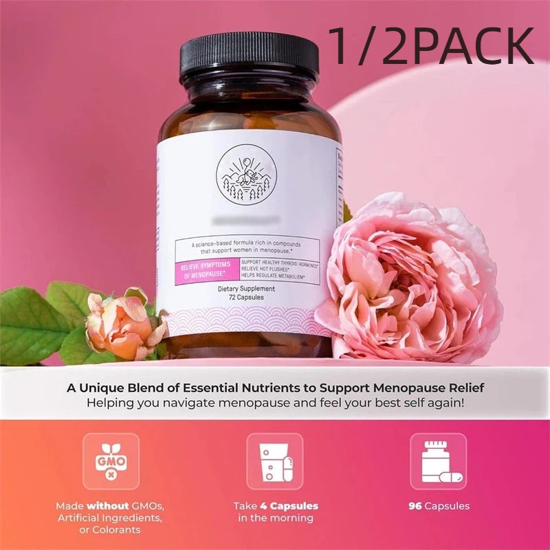 1/2P Happy Mammoth Hormone Harmony Natural Hormonal Support for Women 72Capsules