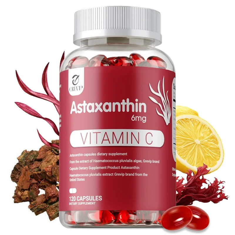 Astaxanthin 120pcs, Supports Eye,Joints and Skin Health,Increase Cellular Energy