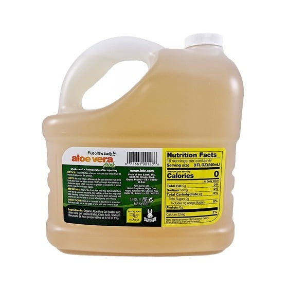 Fruit of the Earth Health & Wellness Aloe Vera Drink, 128 fluid ounces