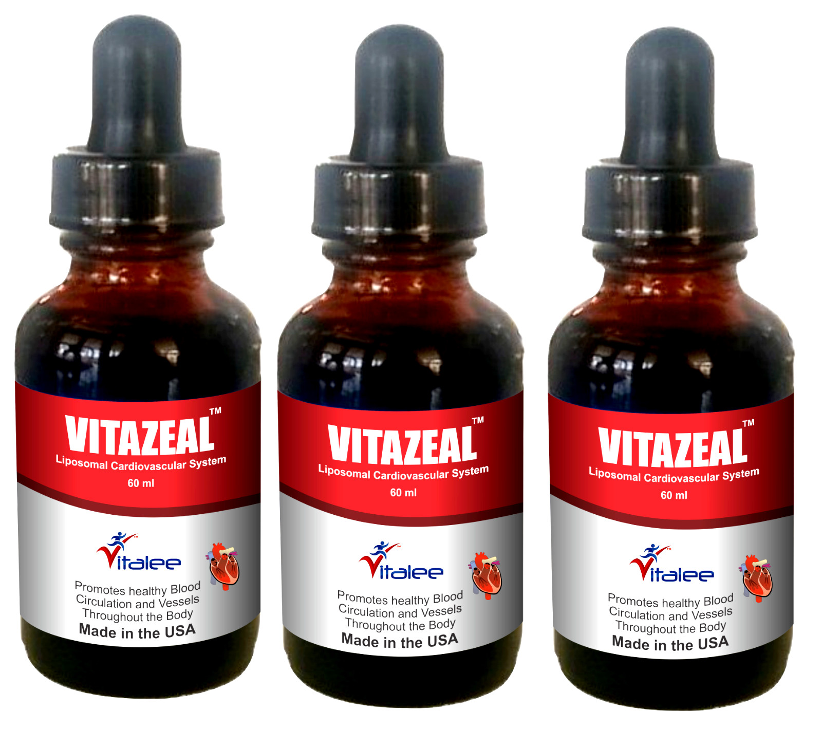 Vitazeal-Cardiovascular fitness Pack (3X60 ml)