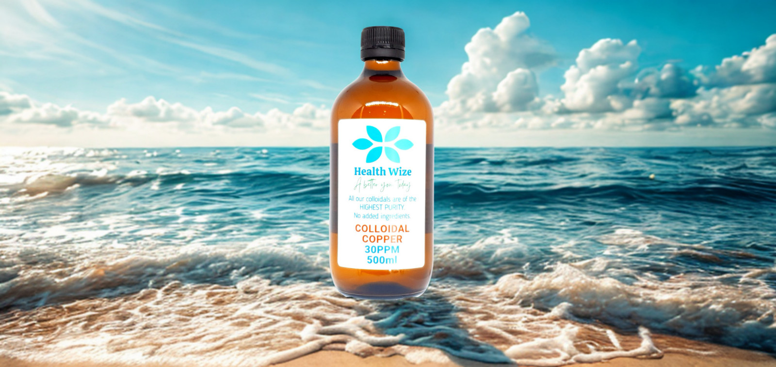 Colloidal Copper, Colloidal Gold, Colloidal Magnesium & Silver 500ml COMBO ALL 4